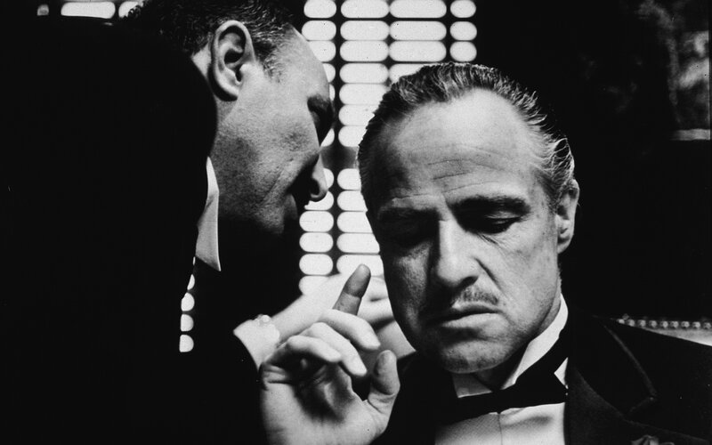 The Godfather movie scene