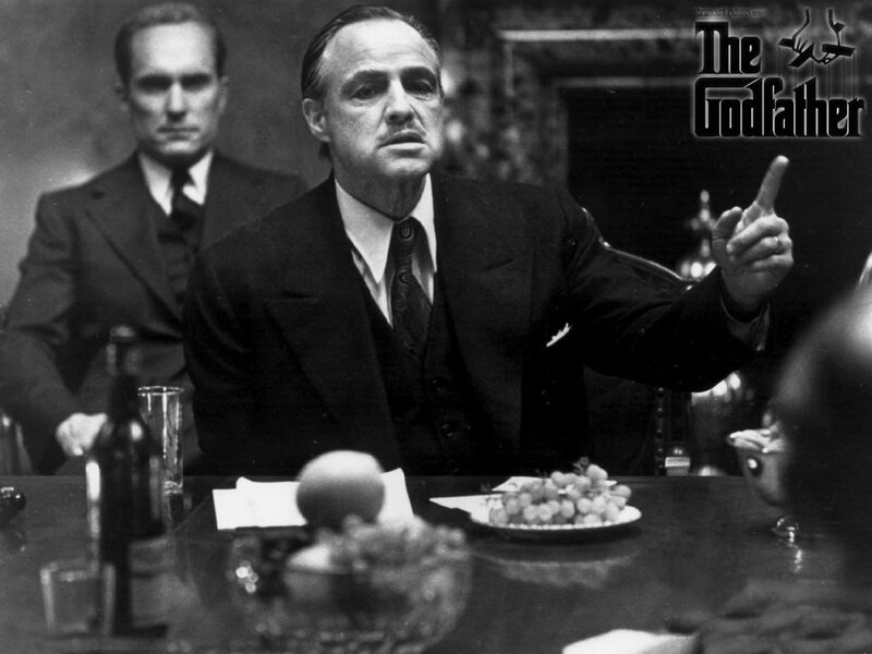 The Godfather movie scene