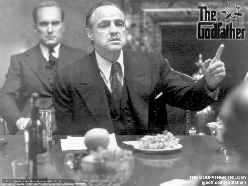 The Godfather movie scene