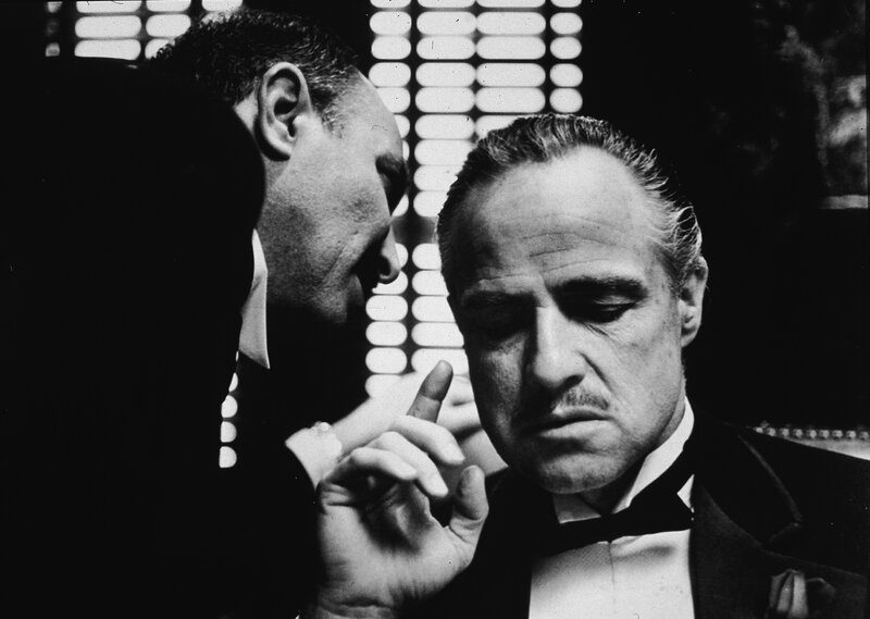 The Godfather movie scene