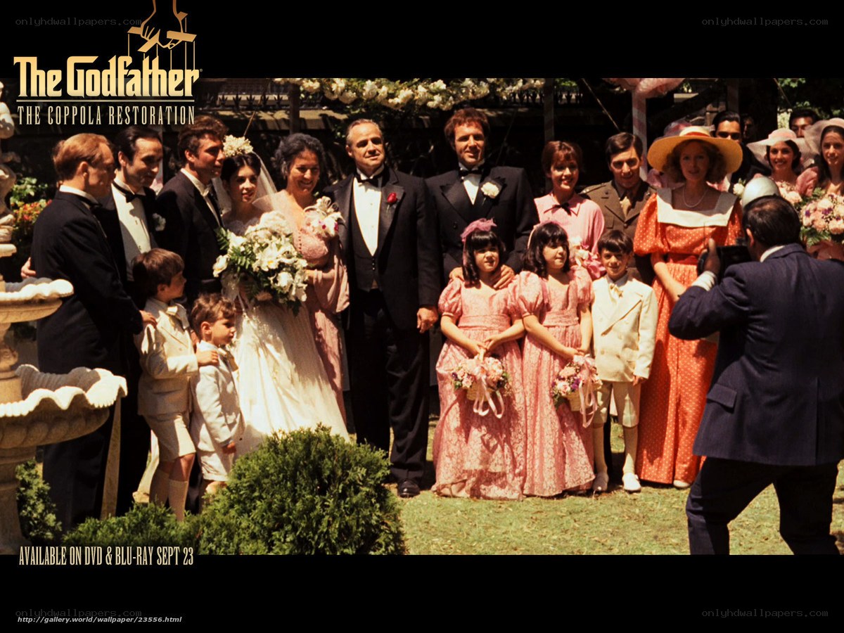 The Godfather wedding scene