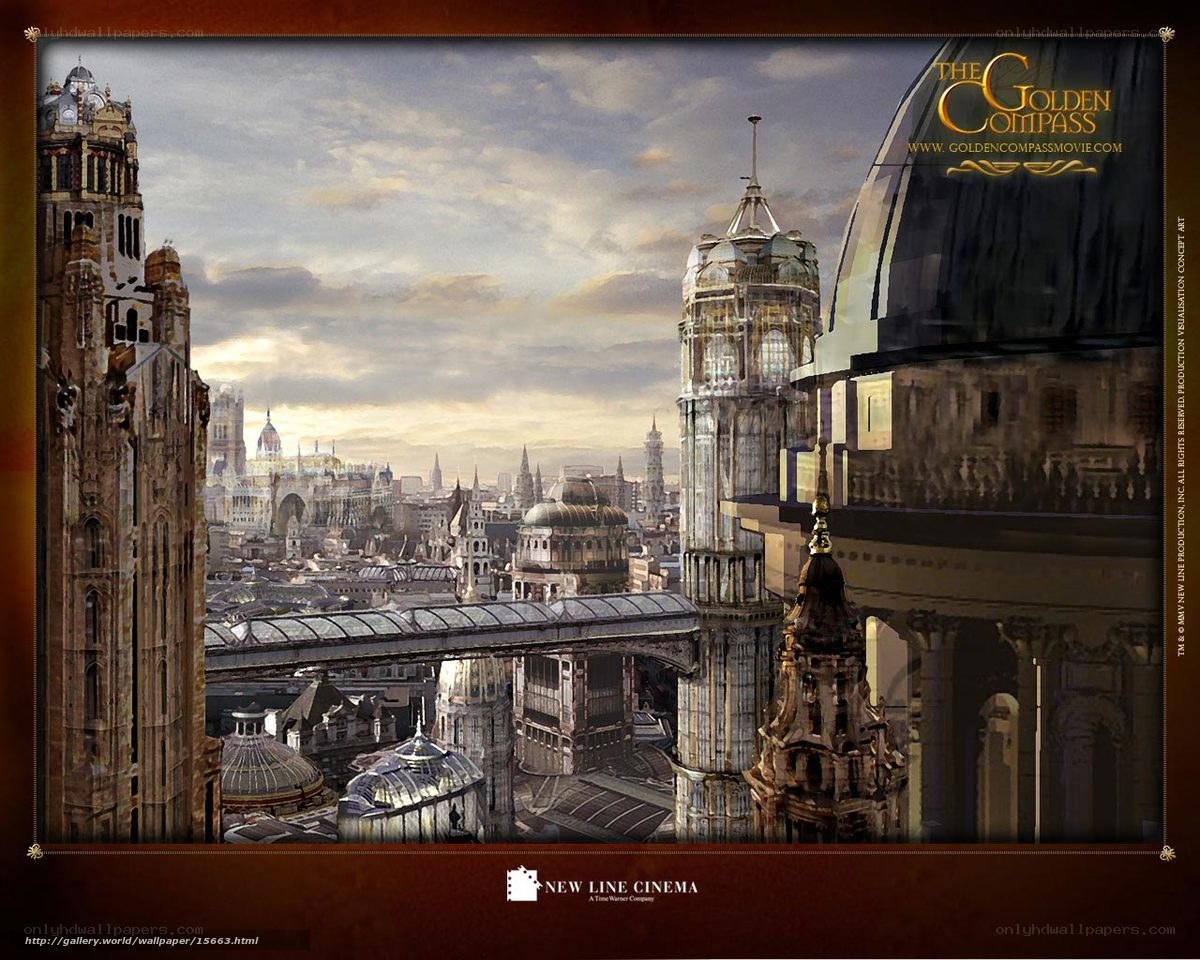 The Golden Compass cityscape