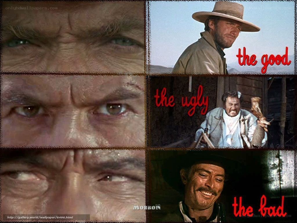 The Good the Bad and the Ugly collage