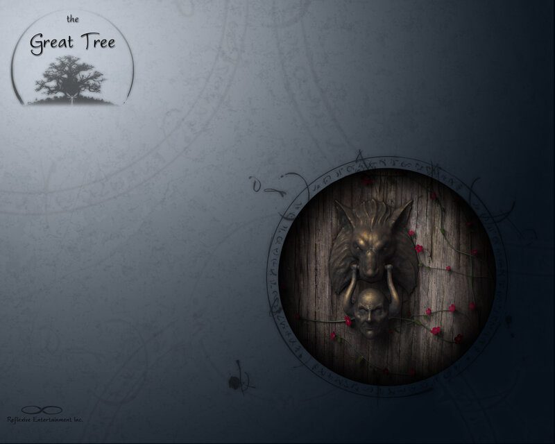 The Great Tree logo and door knocker
