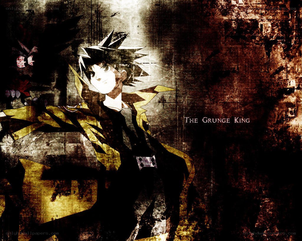 The Grunge King anime character