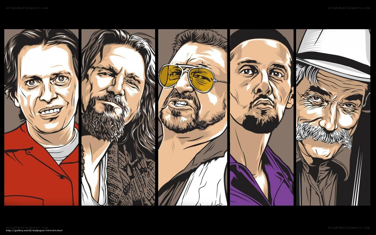 The Hangover cast illustration