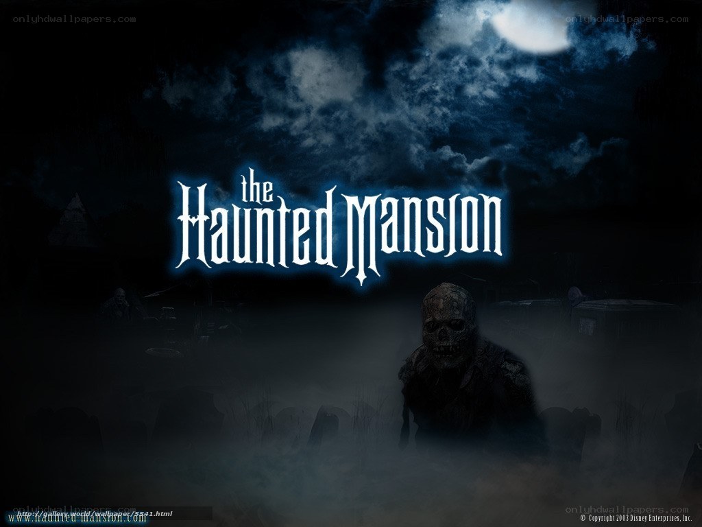 The Haunted Mansion title art