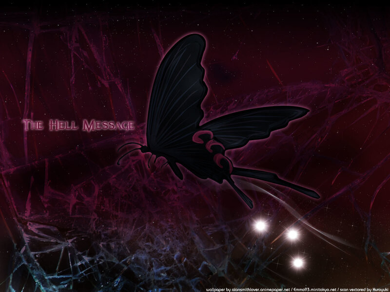 The Hell Message butterfly