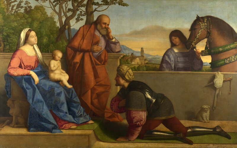The Holy Family with a Soldier