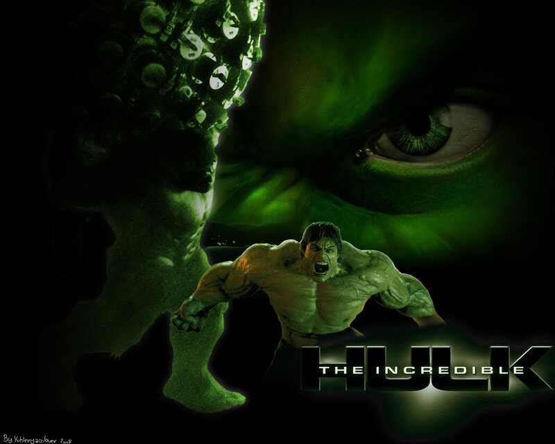 The Hulk Character — Green