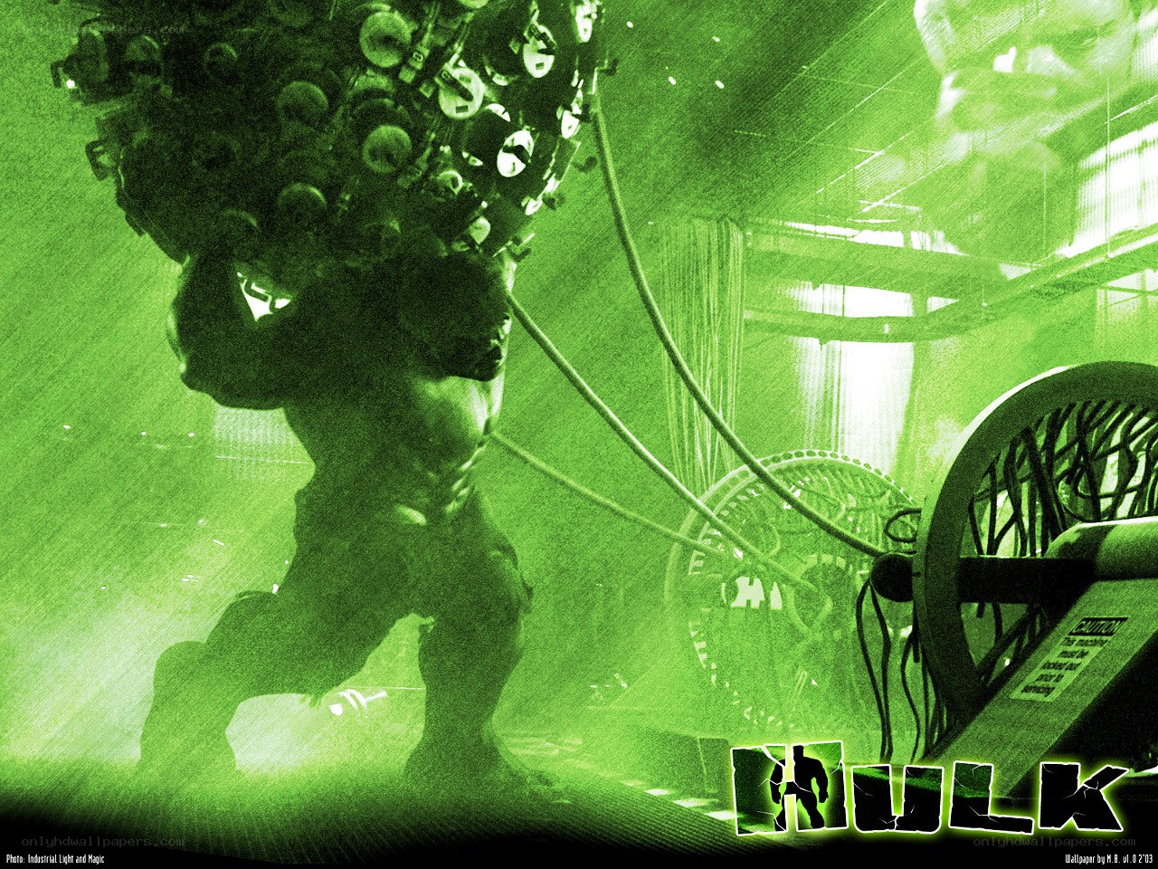 The Hulk in a lab