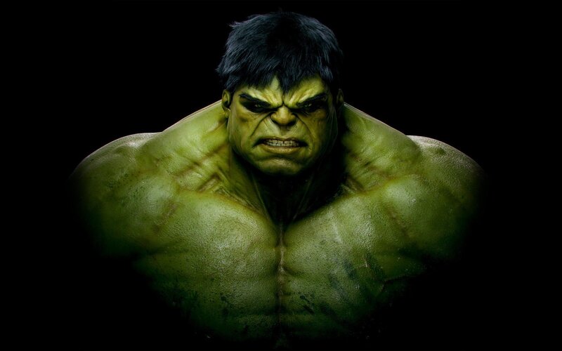 The Hulk in anger