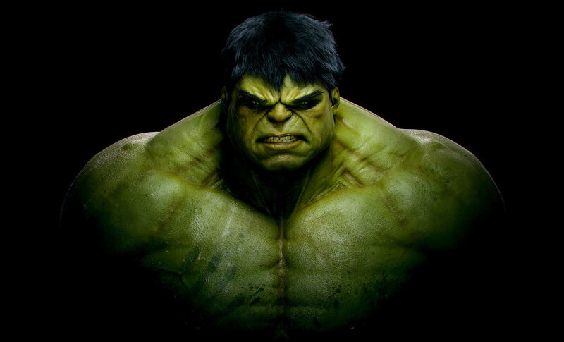 The Hulk in anger