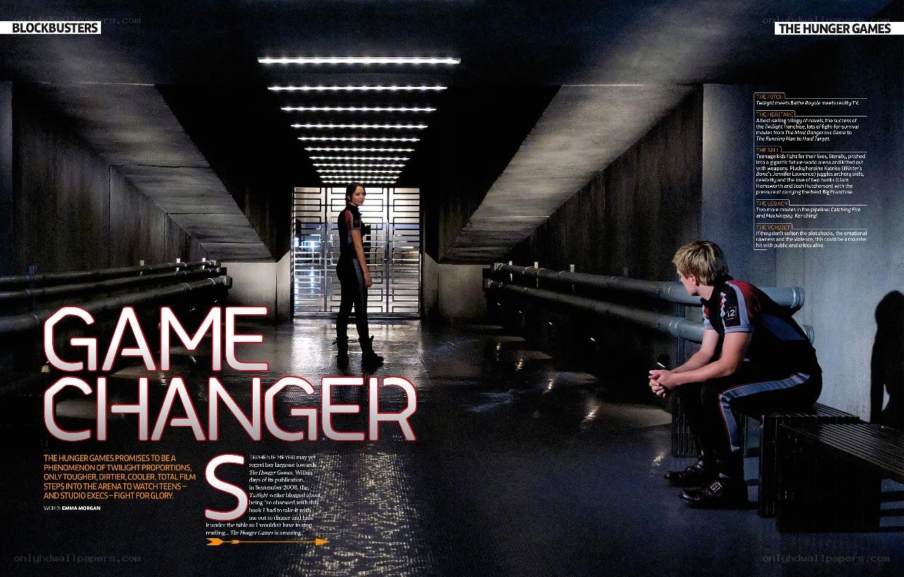 The Hunger Games magazine spread