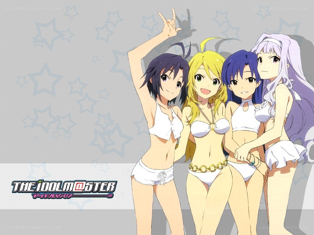 The Idolmaster characters in bikinis