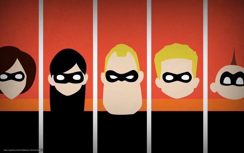 The Incredibles family portrait