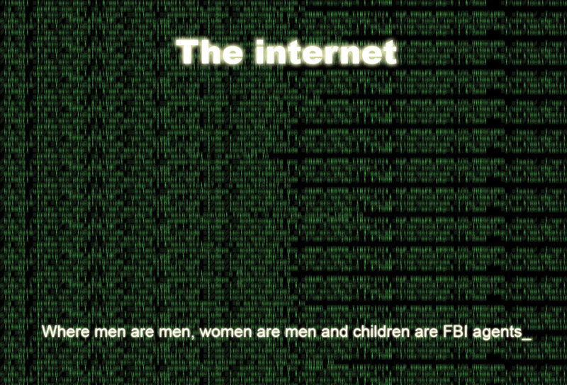 The internet is a strange place