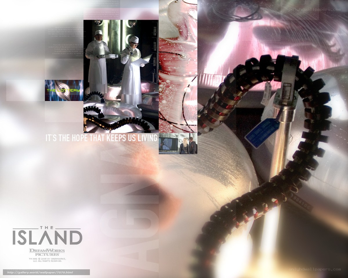 The Island movie collage