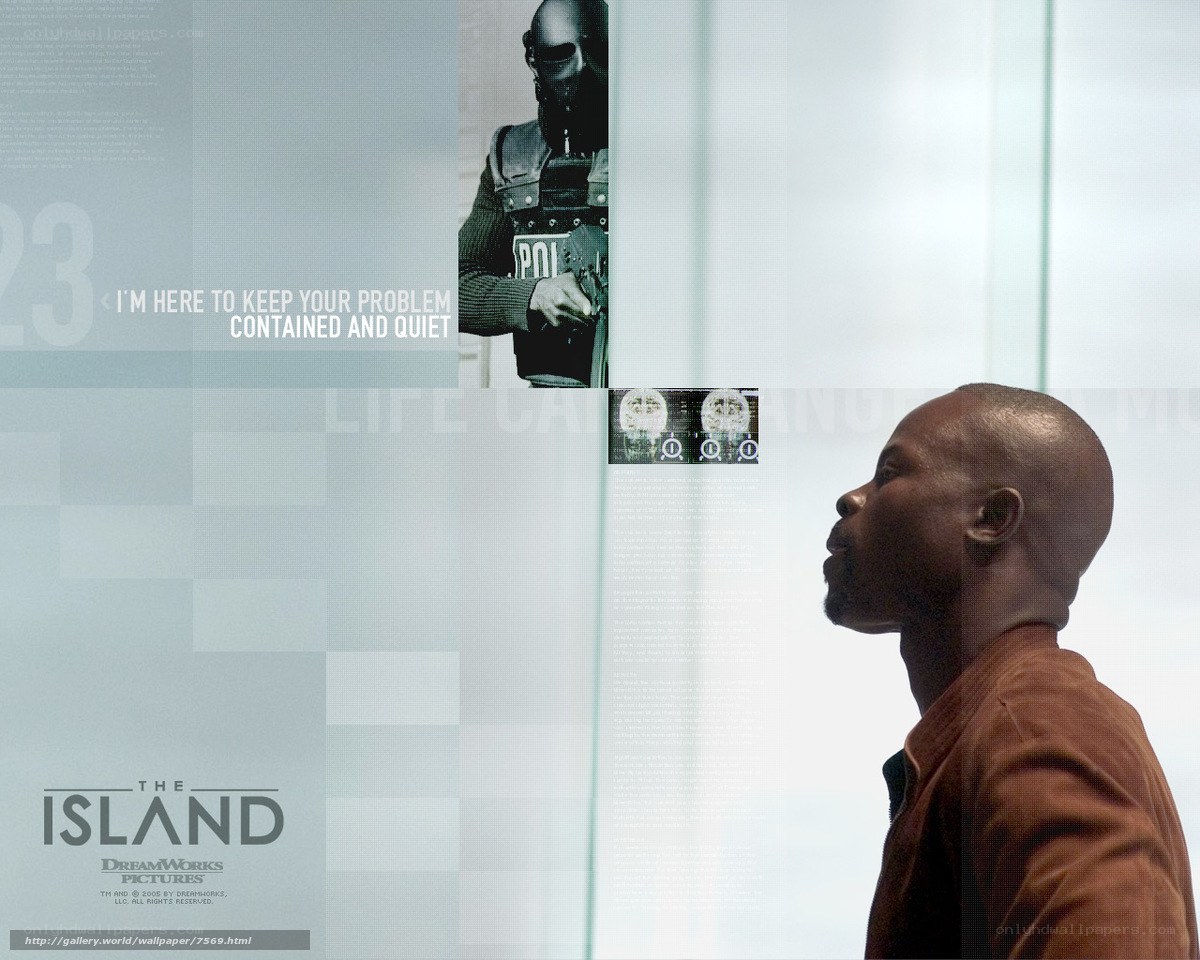 The Island movie poster