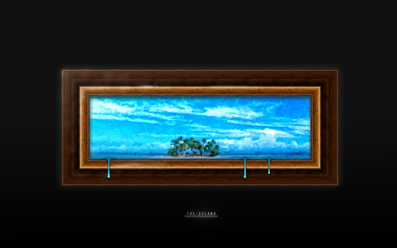 The Island painting