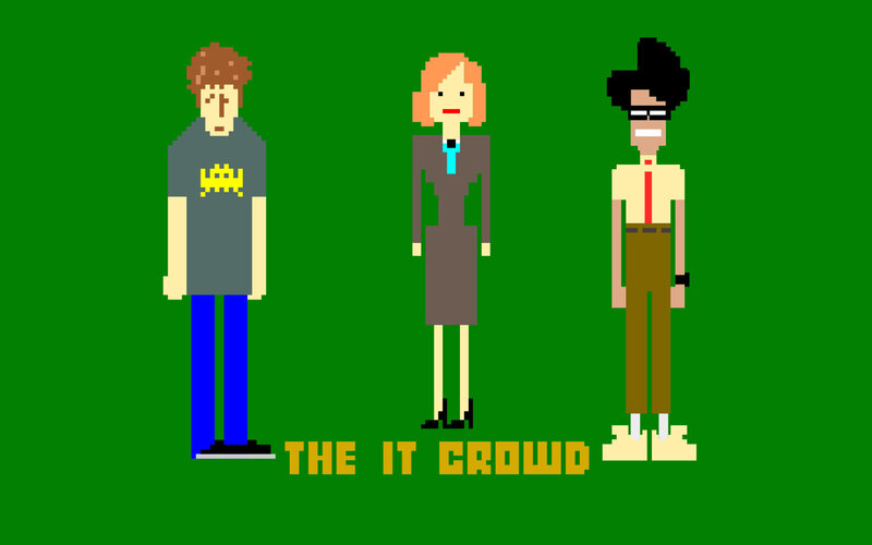 The IT Crowd pixel art