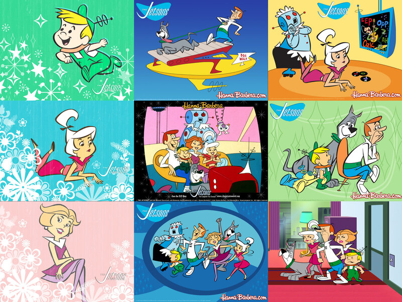 The Jetsons character collage