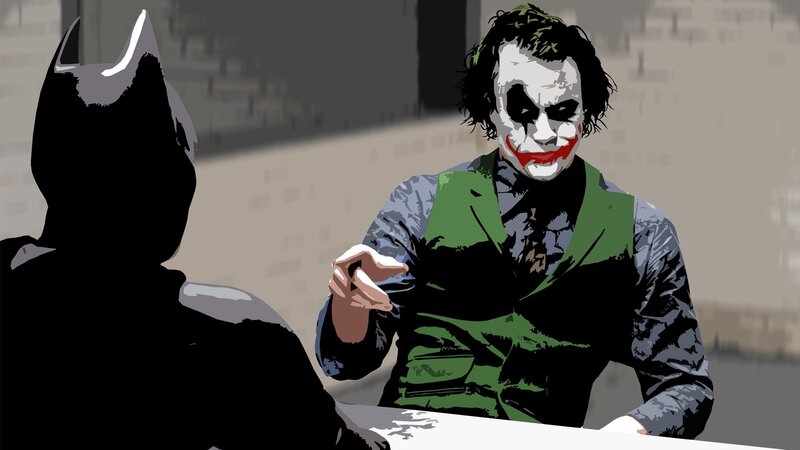 The Joker and Batman — Green