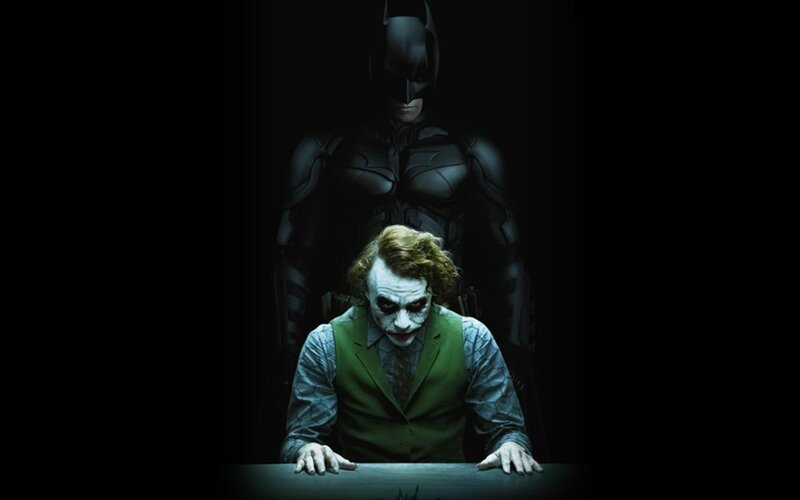 The Joker and Batman