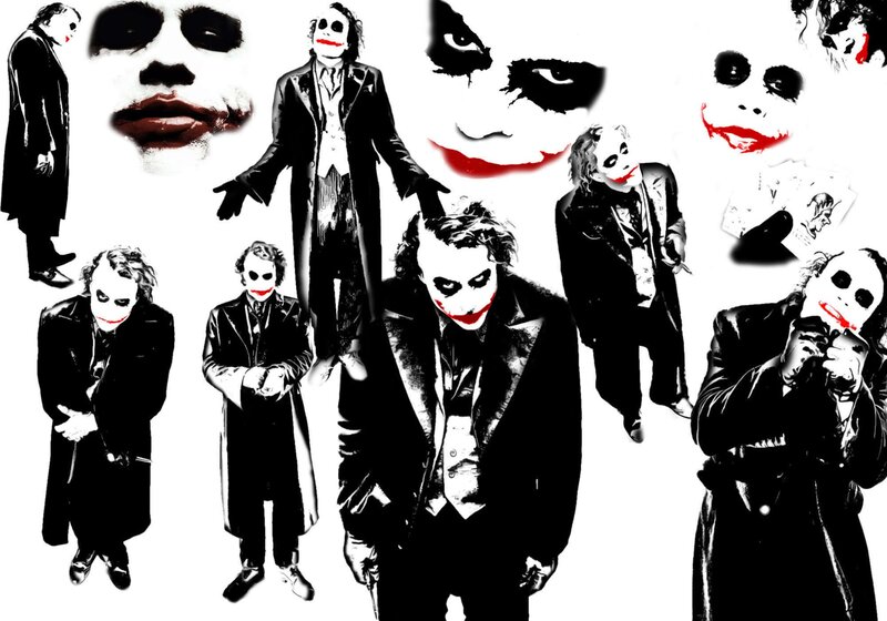 The Joker Character — Black, Chaotic