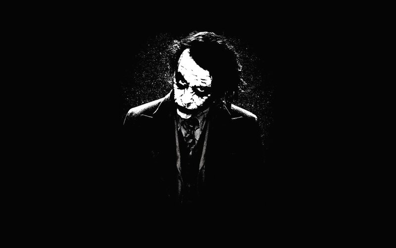 The Joker Character — Black, Dramatic, Photograph, Suit