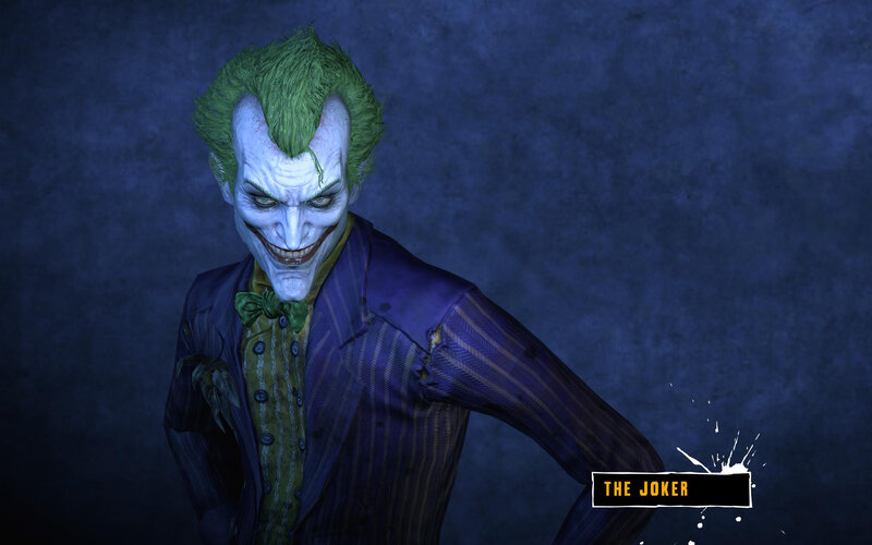 The Joker Character — Blue