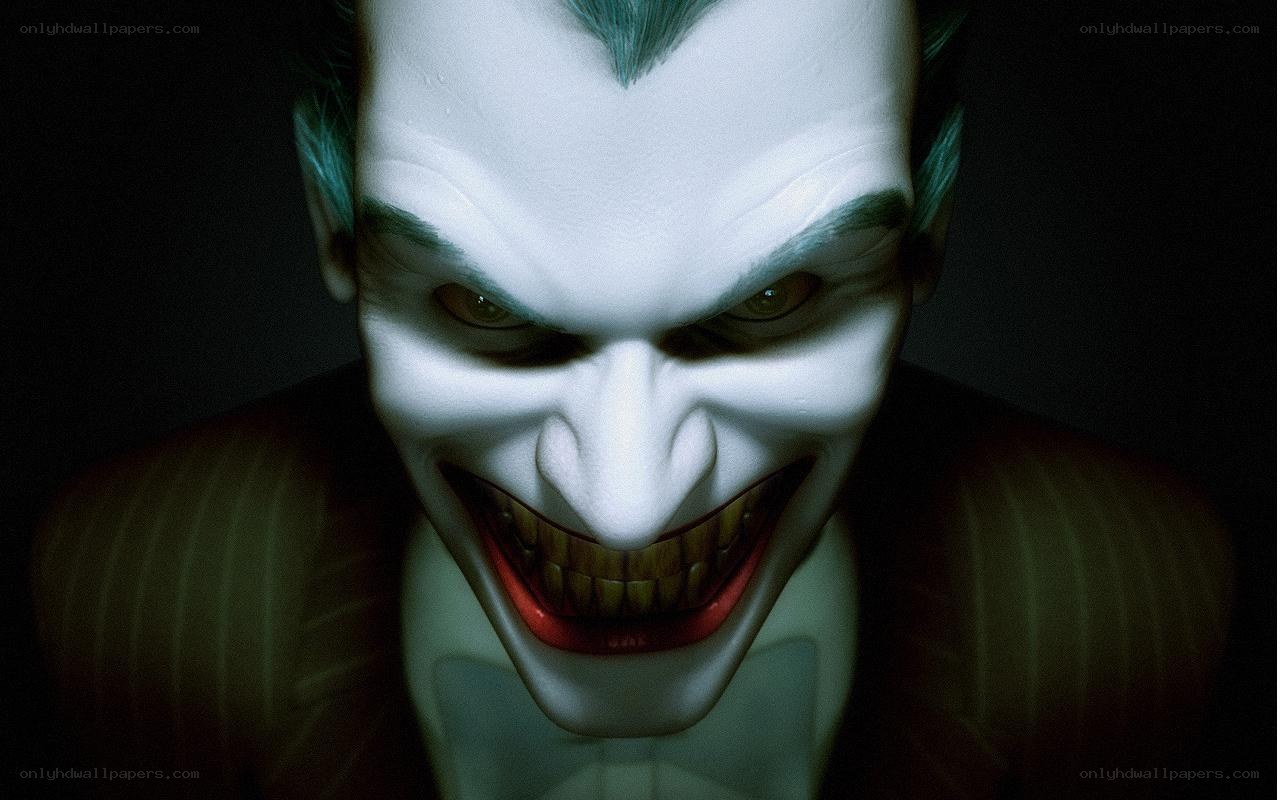 The Joker character close-up