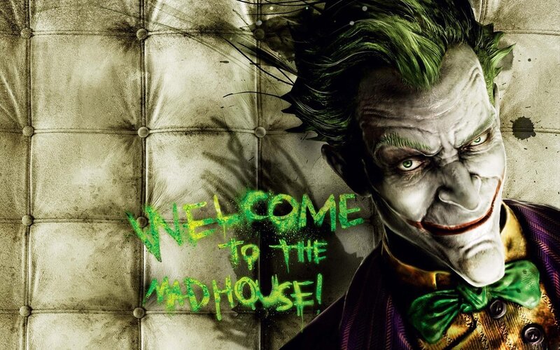 The Joker Character — Green, Dark, Menacing
