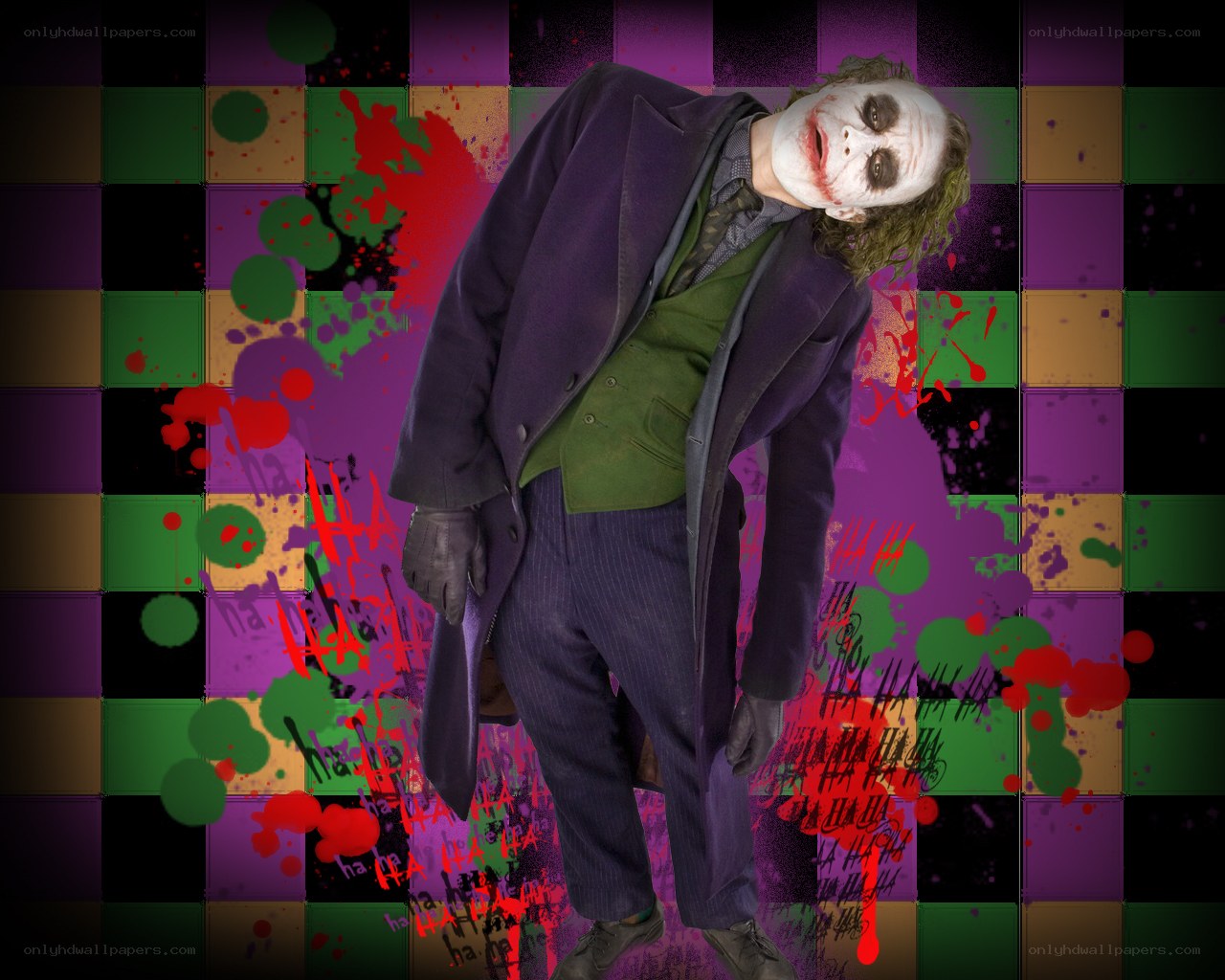 The Joker character in costume