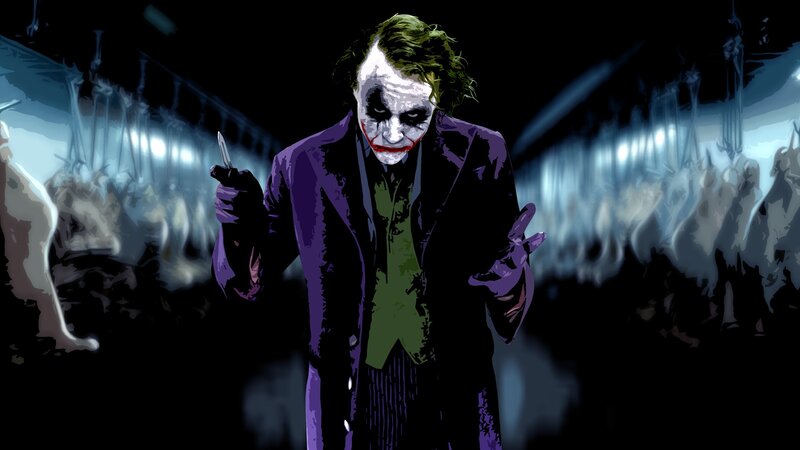 The Joker Character — Purple, Dark