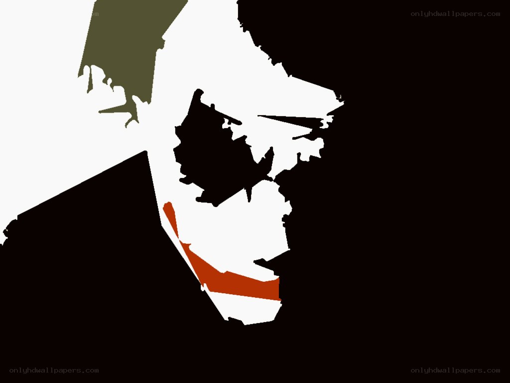 The Joker character silhouette