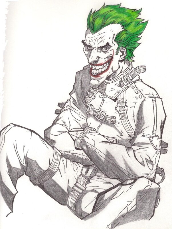 The Joker character sketch