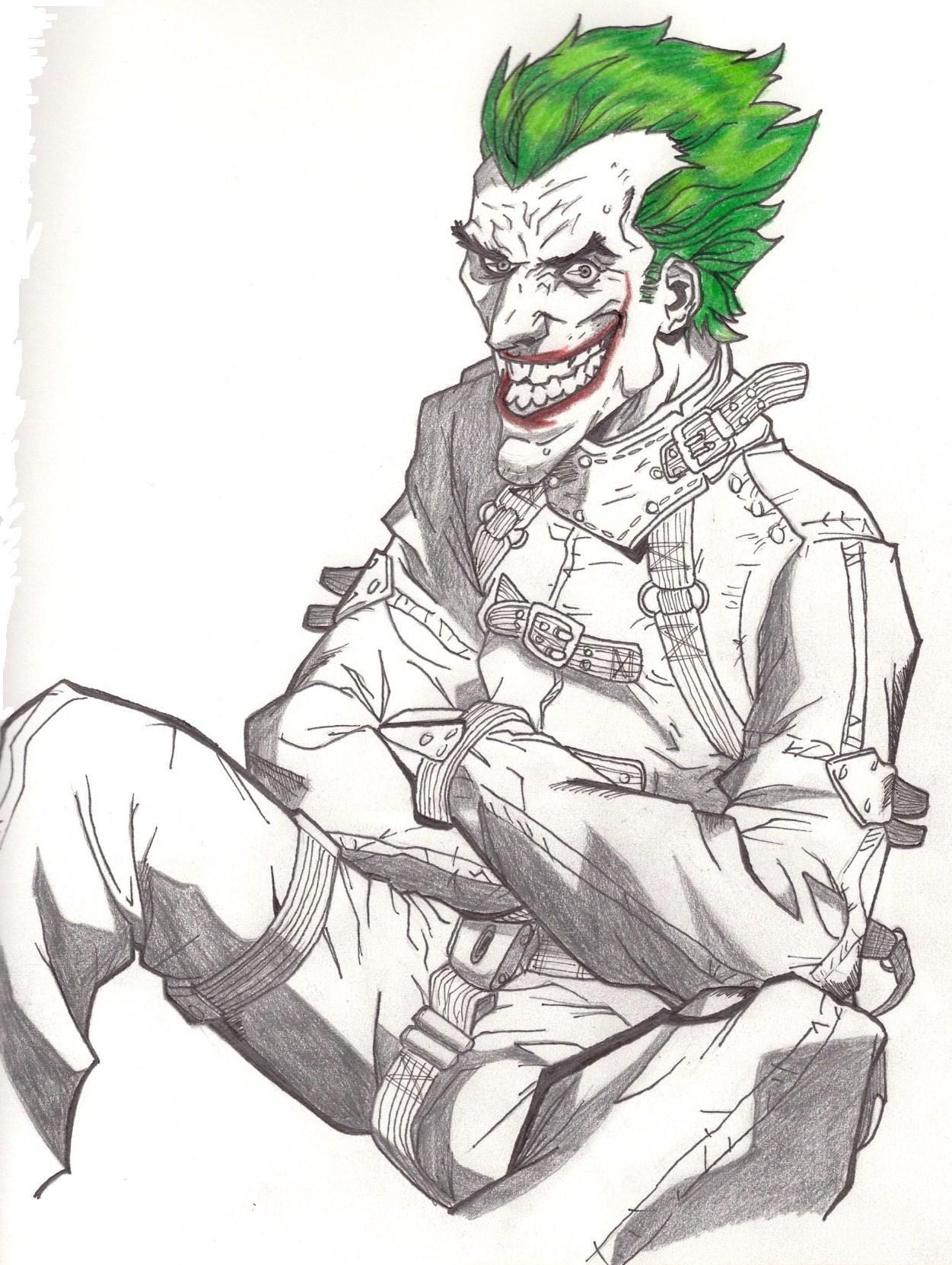 The Joker character sketch