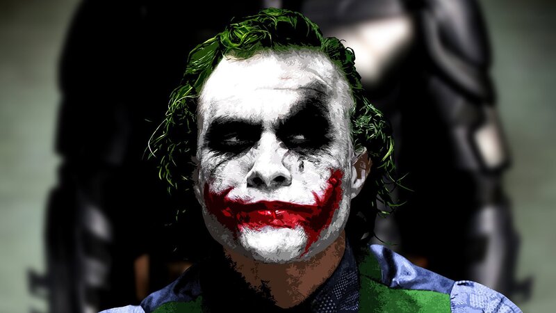 The Joker Character — White