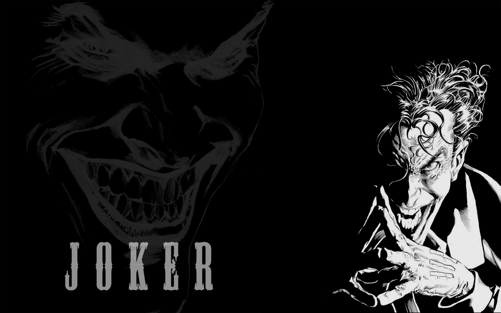 The Joker comic art