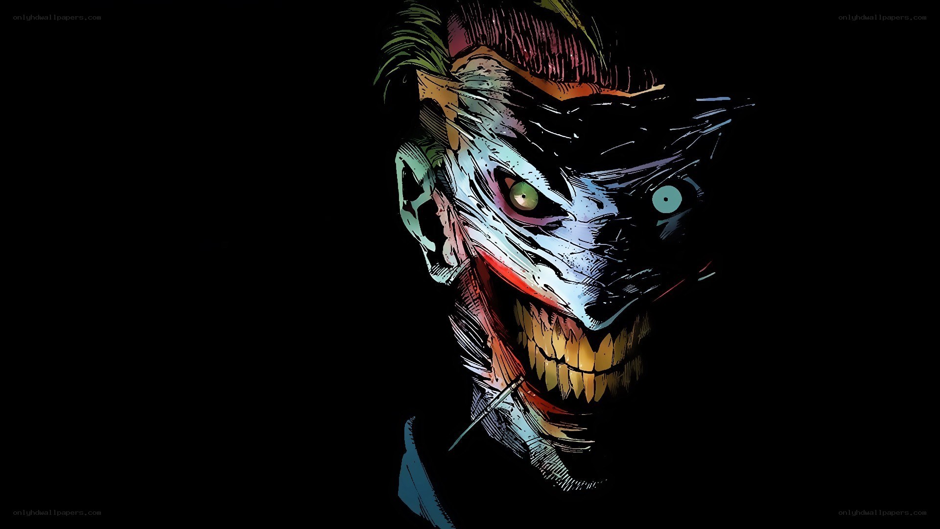 The Joker comic illustration