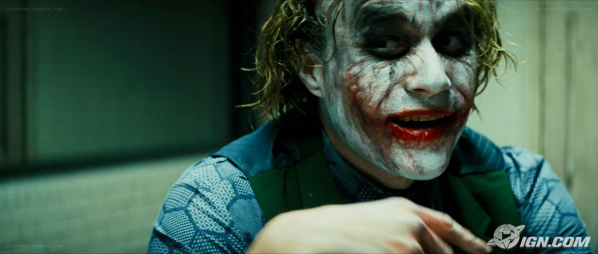 The Joker in a close-up