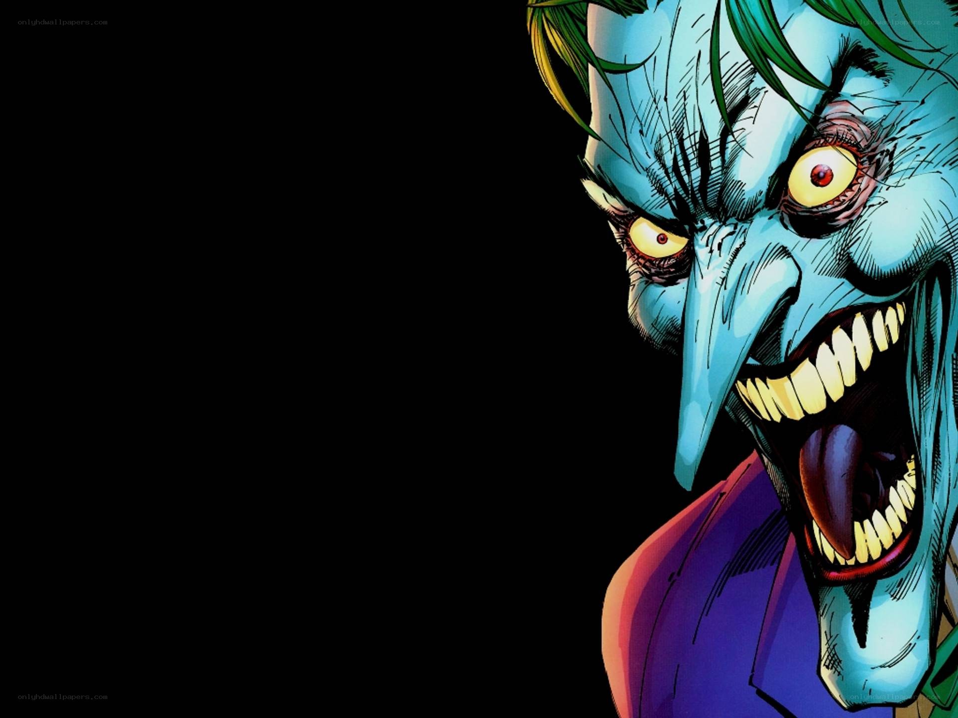 The Joker in a comic panel