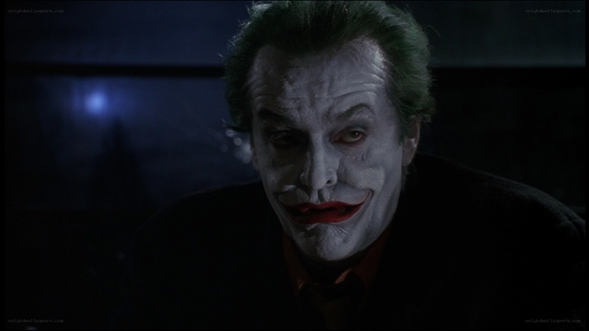 The Joker in a dark room