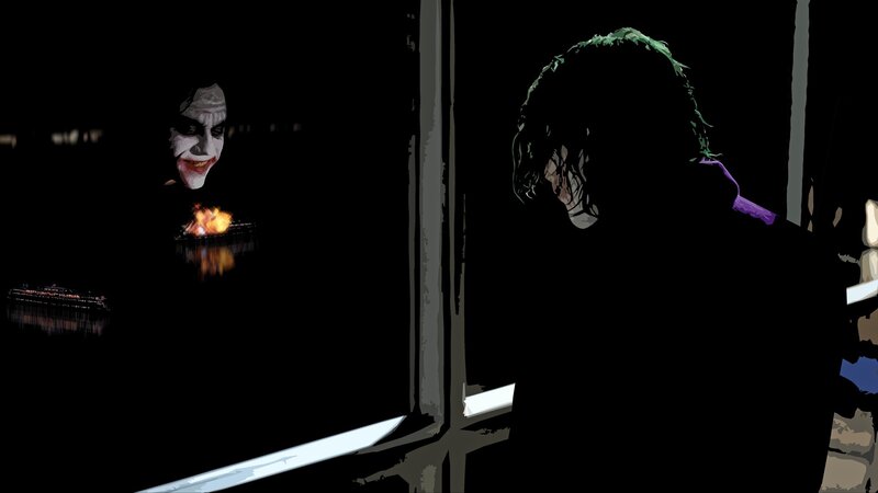 The Joker in a Dark Room — Black