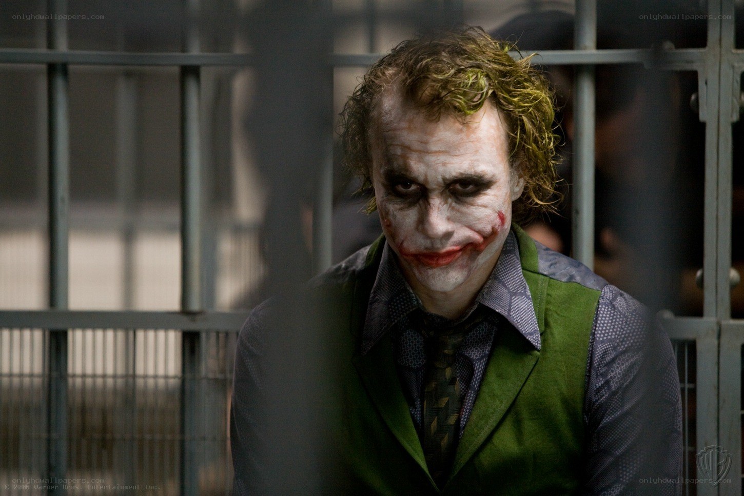 The Joker in a prison cell