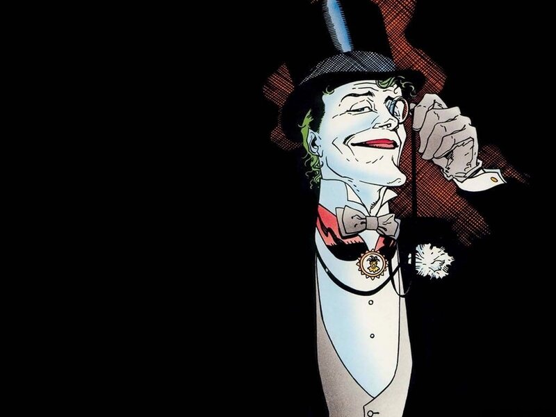 The Joker in a tuxedo