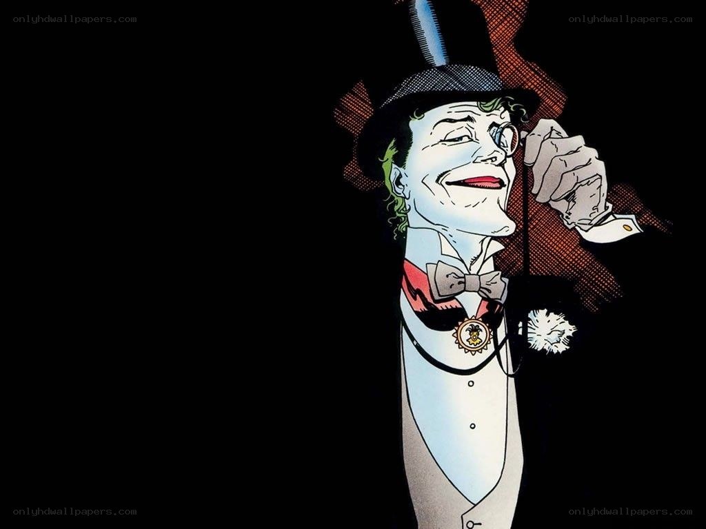 The Joker in a tuxedo