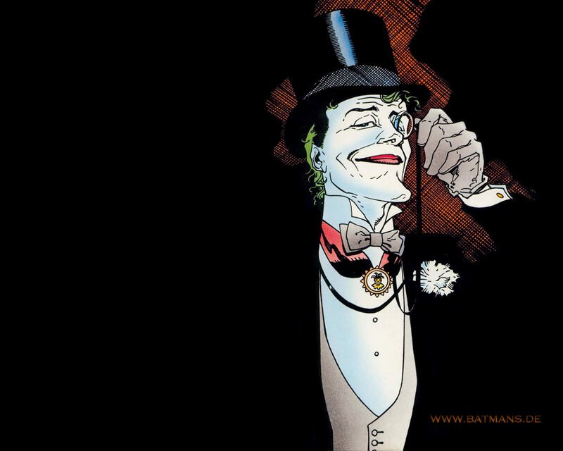 The Joker in a tuxedo