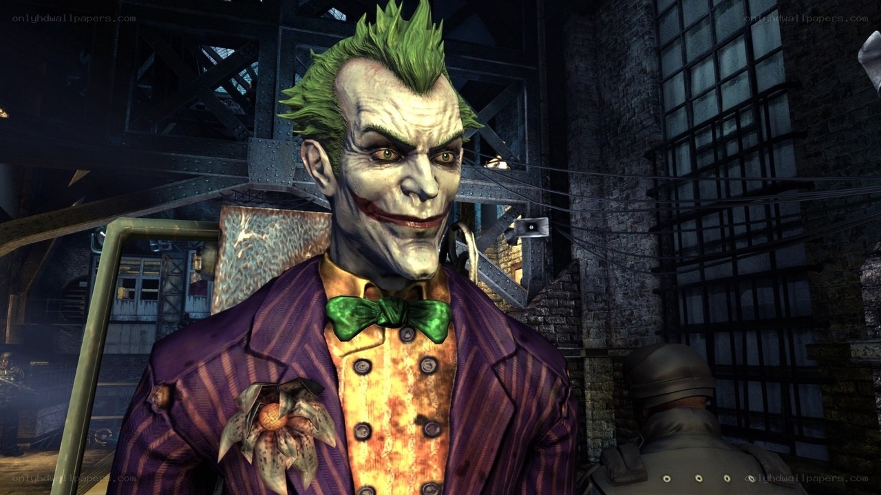 The Joker in a warehouse